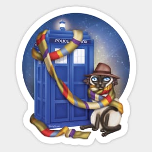 Dr WhoCat Sticker